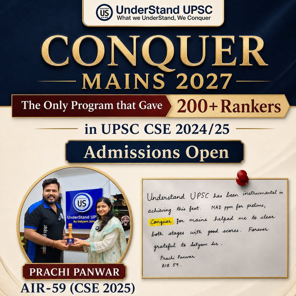 Prachi Panwar - AIR 59, CSE 2025 testimonial for Conquer Mains