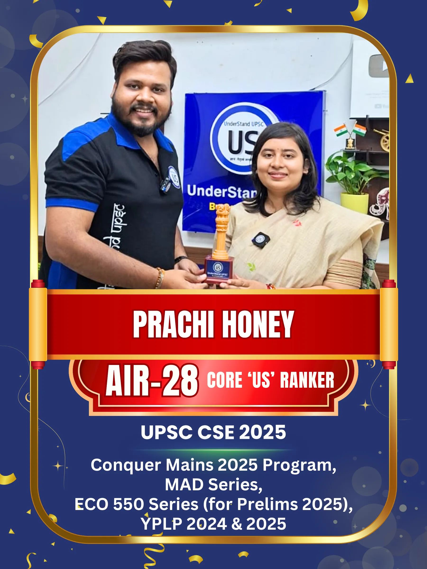 Prachi Honey AIR 28 · CSE 2025